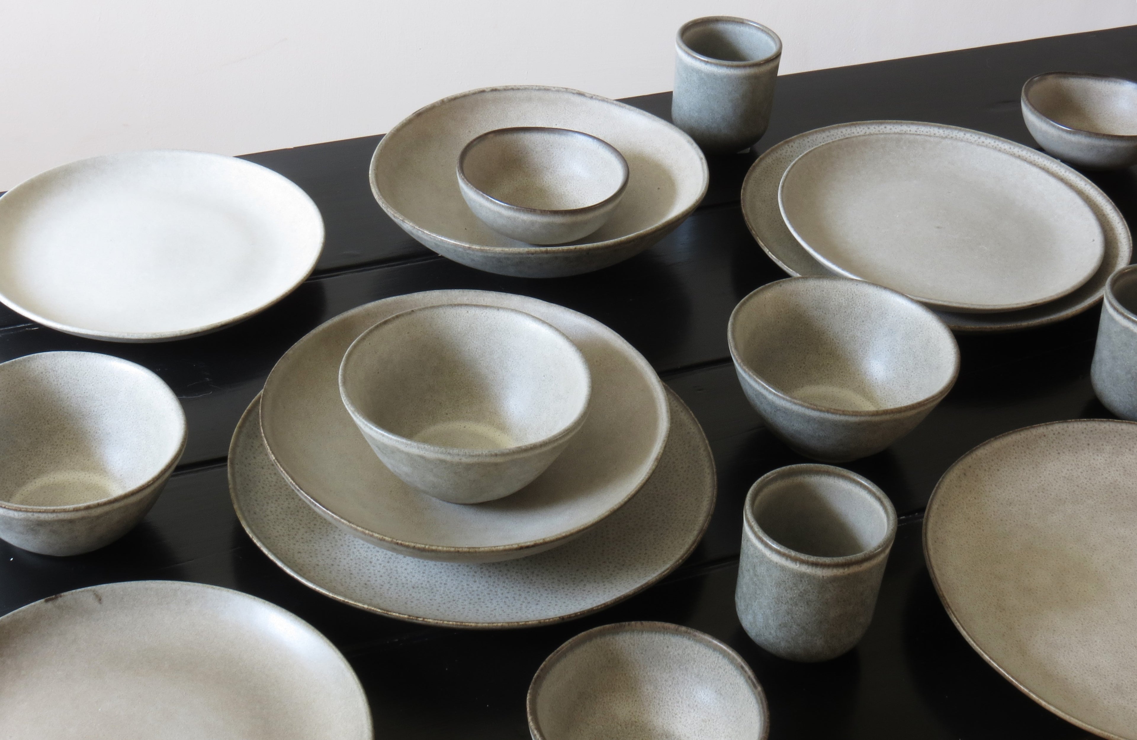 Showing the full Clay collection. 